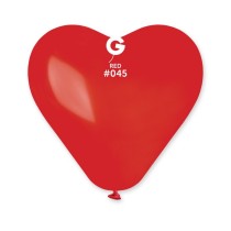 Palloncino in Lattice 12” Cuore CR12 Rosso "Red 045" 50pz Gemar Cuori 12" CR12