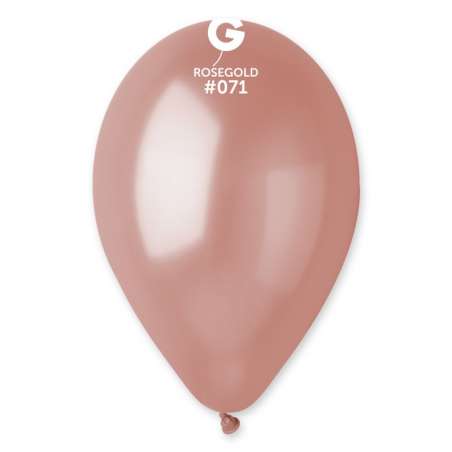 Palloncino in Lattice 13” GM120 Rosa Gold Metallizzato "Rose Gold 071" 50pz Gemar Metallic 13" GM120