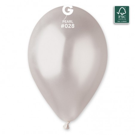 Palloncino in Lattice 13” GM120 Perla Metallizzato "Pearl 028” 50pz Gemar Metallic 13" GM120