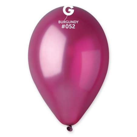 Palloncino in Lattice 13” GM120 Bordeaux Metallizzato "Burgundy 052" 50pz Gemar Metallic 13" GM120