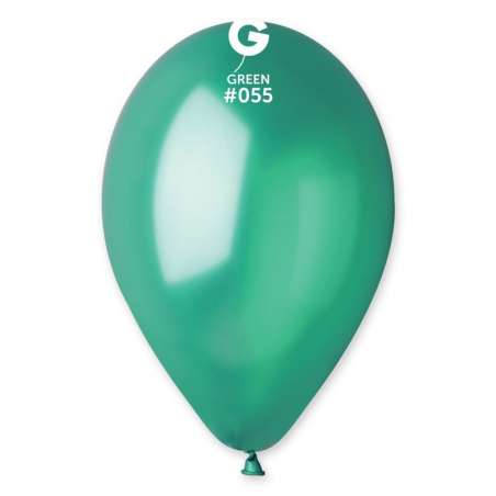 Palloncino in Lattice 13” GM120 Verde Metallizzato "Green 055” 50pz Gemar Metallic 13" GM120