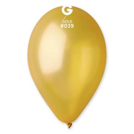 Palloncino in Lattice 13” GM120 Oro Metallizzato "Gold 039” 50pz Gemar Metallic 13" GM120