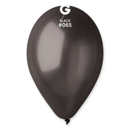 Palloncino in Lattice 13” GM120 Nero Metallizzato "Black 065” 50pz Gemar Metallic 13" GM120