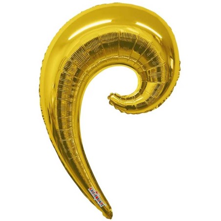 Palloncino in Foil 36" Super Shape Onda Oro "Kurly Wave" Kurly Wave