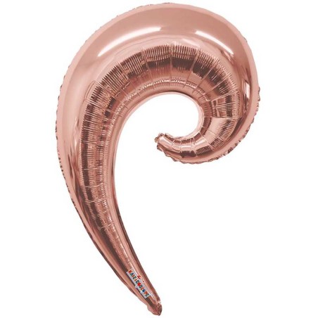 Palloncino in Foil 36" Super Shape Onda Rose Gold "Kurly Wave" Kurly Wave