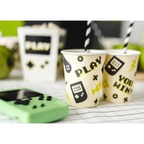 Bicchiere di Carta 220ml con Videogioco Gamepads 6pz Gamepads