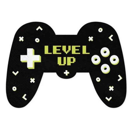 Tovagliolo di Carta 23x32cm Sagomato Controller "Gamepads" 12pz Gamepads