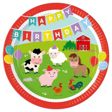 Palloncini animali 4 pezzi Decorazioni di compleanno della fattoria Palloncini animali in alluminio con maiale, mucca include pompa per palloncini Decorazioni per feste di compleanno a tema animali