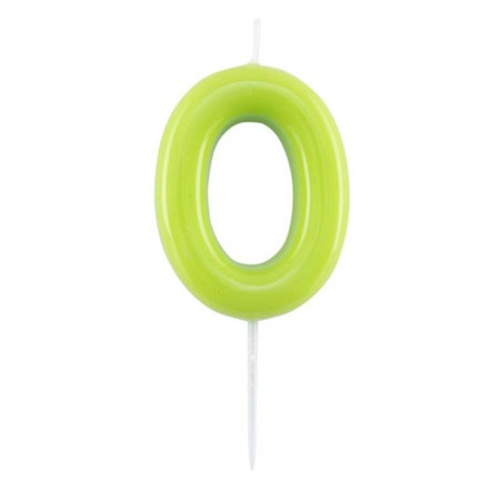 Candelina Laccata 10.5cm Glossy Verde Lime N.0 Glossy Verde Lime 10.5cm
