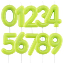 Candelina Laccata 10.5cm Glossy Verde Lime N.2 Glossy Verde Lime 10.5cm