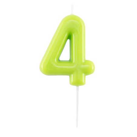 Candelina Laccata 10.5cm Glossy Verde Lime N.4 Glossy Verde Lime 10.5cm