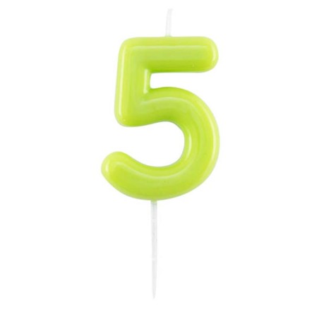 Candelina Laccata 10.5cm Glossy Verde Lime N.5 Glossy Verde Lime 10.5cm