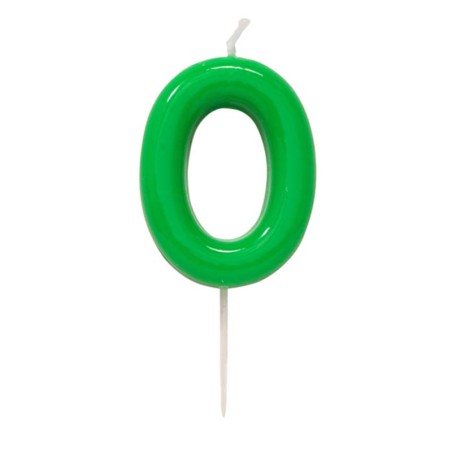 Candelina Laccata 10.5cm Glossy Verde N.0 Glossy Verde 10.5cm