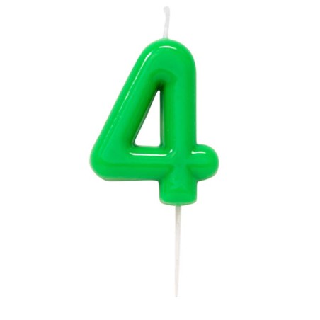 Candelina Laccata 10.5cm Glossy Verde N.4 Glossy Verde 10.5cm