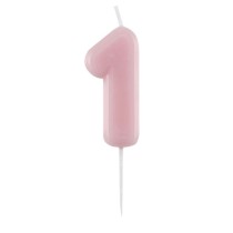 Candelina Laccata 10.5cm Glossy Rosa N.1 Glossy Rosa 10.5cm