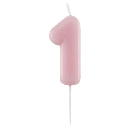 Candelina Laccata 10.5cm Glossy Rosa N.1 Glossy Rosa 10.5cm