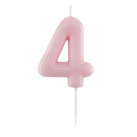 Candelina Laccata 10.5cm Glossy Rosa N.4 Glossy Rosa 10.5cm