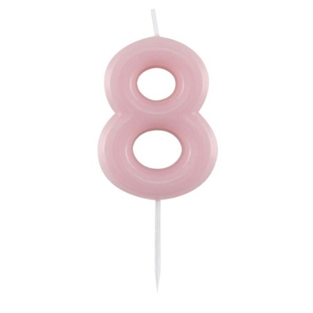 Candelina Laccata 10.5cm Glossy Rosa N.8 Glossy Rosa 10.5cm
