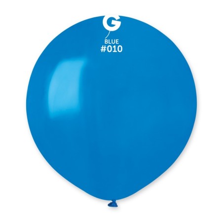 Palloncino in Lattice 19" G19 Azzurro "Blue 010" 25pz Gemar Standard 19" G19