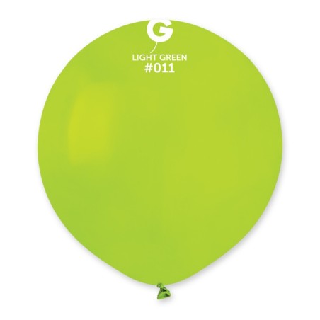 Palloncino in Lattice 19" G19 Verde Lime "Light Green 011" 25pz Gemar Standard 19" G19