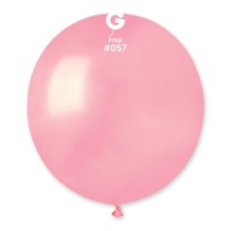 Palloncino in Lattice 19" G19 Rosa Chiaro "Pink 057" 25pz Gemar Standard 19" G19