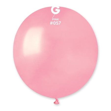 Palloncino in Lattice 19" G19 Rosa Chiaro "Pink 057" 25pz Gemar Standard 19" G19
