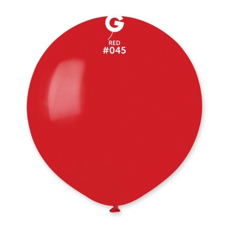 Palloncino in Lattice 19" G19 Rosso "Red 045" 25pz Gemar Standard 19" G19