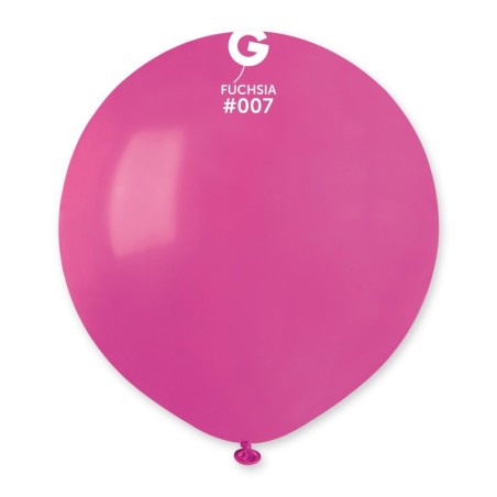 Palloncino in Lattice 19" G19 Fucsia "Fuchsia 007" 25pz Gemar Standard 19" G19