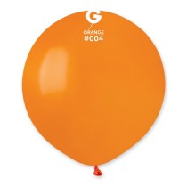 Palloncino in Lattice 19" G19 Arancione "Orange 004" 25pz Gemar Standard 19" G19