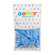 Palloncino in Lattice 19" G19 Celeste Baby "Baby Blue 072" 25pz Gemar Standard 19" G19