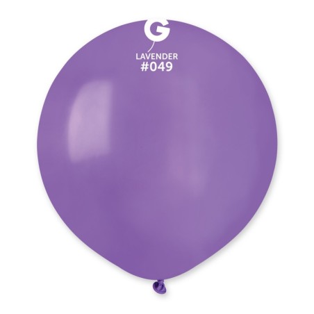 Palloncino in Lattice 19" G19 Lavanda "Lavender 049" 25pz Gemar Standard 19" G19