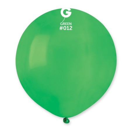 Palloncino in Lattice 19" G19 Verde "Green 012" 25pz Gemar Standard 19" G19