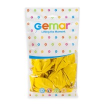 Palloncino in Lattice 19" G19 Giallo "Yellow 002" 25pz Gemar Standard 19" G19