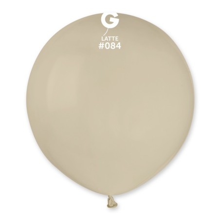 Palloncino in Lattice 19" G19 Latte "Milk 084" 25pz Gemar Standard 19" G19