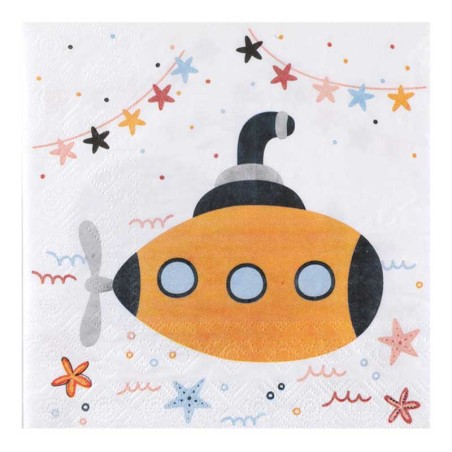 Tovagliolo di Carta 33x33cm Piccolo Marinaio "P'tit Matelot" 20pz Piccolo Marinaio