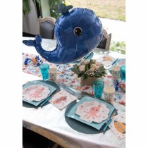 Palloncino in Foil 27" Super Shape Balena "P'tit Matelot" Pesci e Mare