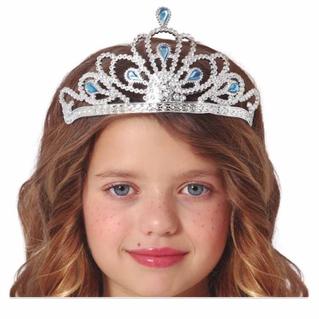 Coroncina da Principessa con Pietre Preziose Blu Corone e Coroncine