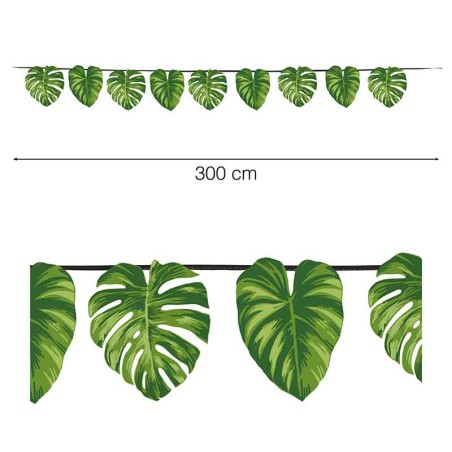 Ghirlanda Foglie di Palma "Palm Leaf" 3mt Decorazioni Tropicali