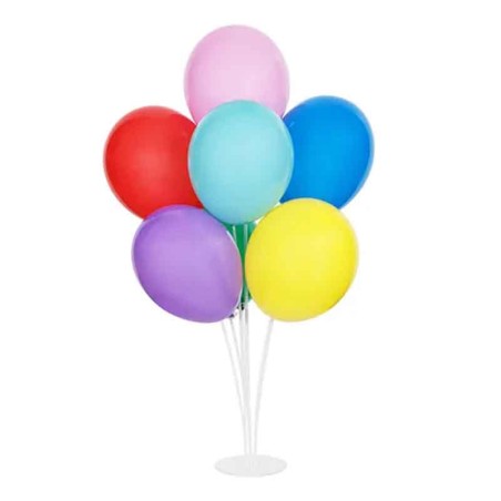 Bouquet per 7 Palloncini da Tavolo "Balloon Stand" 72cm Strutture Per Allestimenti