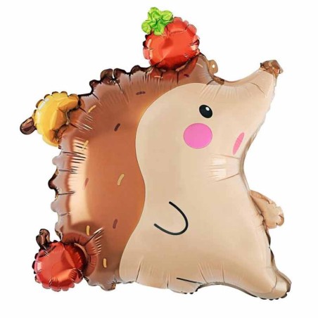 Palloncino in Foil 18" Junior Shape Riccio "Hedgehog" Animali (Giungla e Bosco)