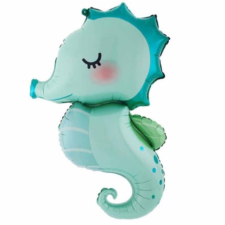 Palloncino in Foil 29" Super Shape Cavalluccio Marino Pesci e Mare
