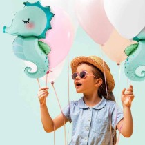 Palloncino in Foil 29" Super Shape Cavalluccio Marino Pesci e Mare