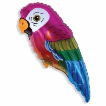 Palloncino in Foil 35" Super Shape Pappagallo Multicolor "Parrot" Pappagallo "Parrot"