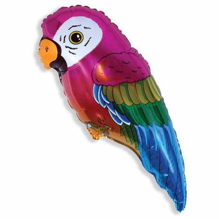 Palloncino in Foil 35" Super Shape Pappagallo Multicolor "Parrot" Pappagallo "Parrot"