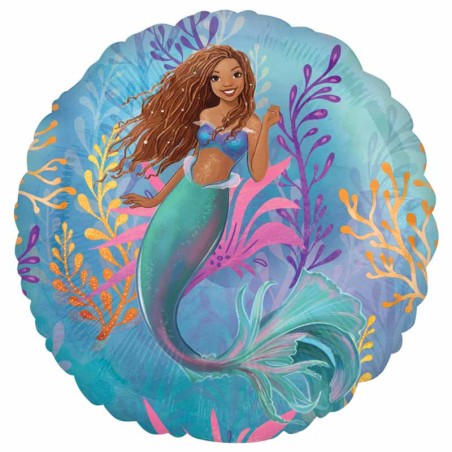 Palloncino in Foil 28" Jumbo Sirenetta "The Little Mermaid" Ariel Sirenetta