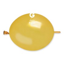 Palloncino in Lattice 6” GLM6 Oro Metallizzato "Gold 039" 100pz Gemar Metallic Link 6" GLM6