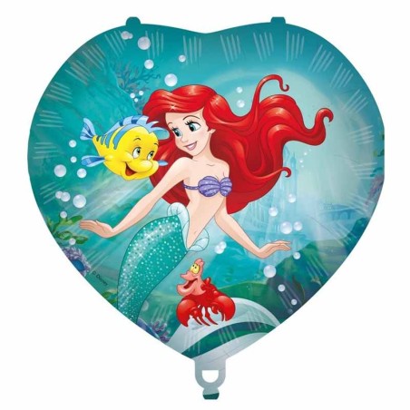 Palloncino in Foil 18" Cuore Sirenetta Ariel "Courius Mermaid" Ariel Sirenetta