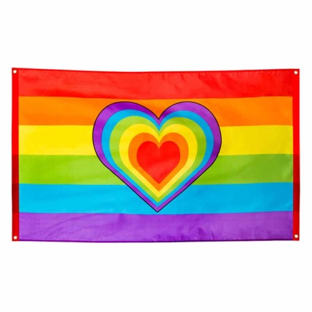 Bandiera Arcobaleno con Cuore "Pride" Pride