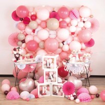 Rosoni Decorativi in Carta Mix Rosa 3pz Rosoni
