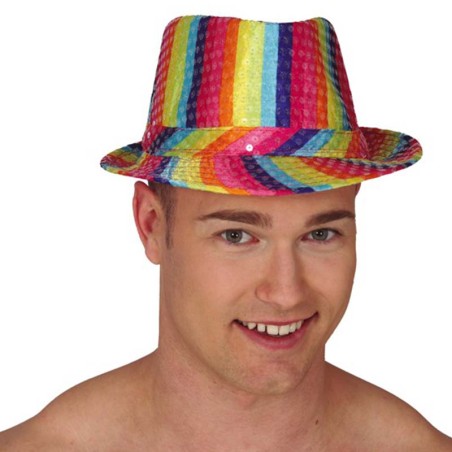 Cappello con Paillettes Arcobaleno "Pride" Pride